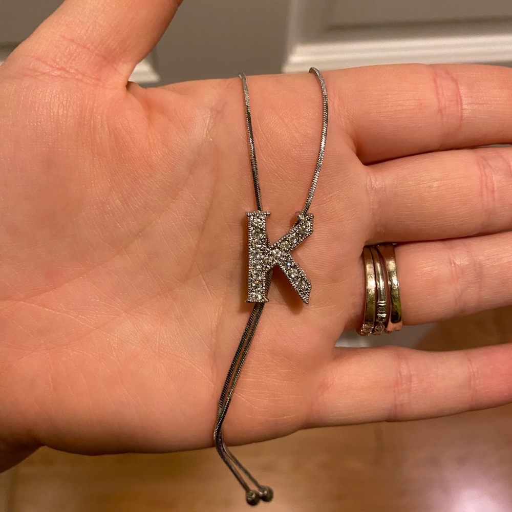 Costume K necklace adjustable slide